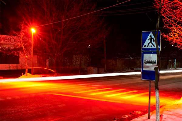 На Чернігівщині дозволили увімкнути освітлення пішохідних переходів
